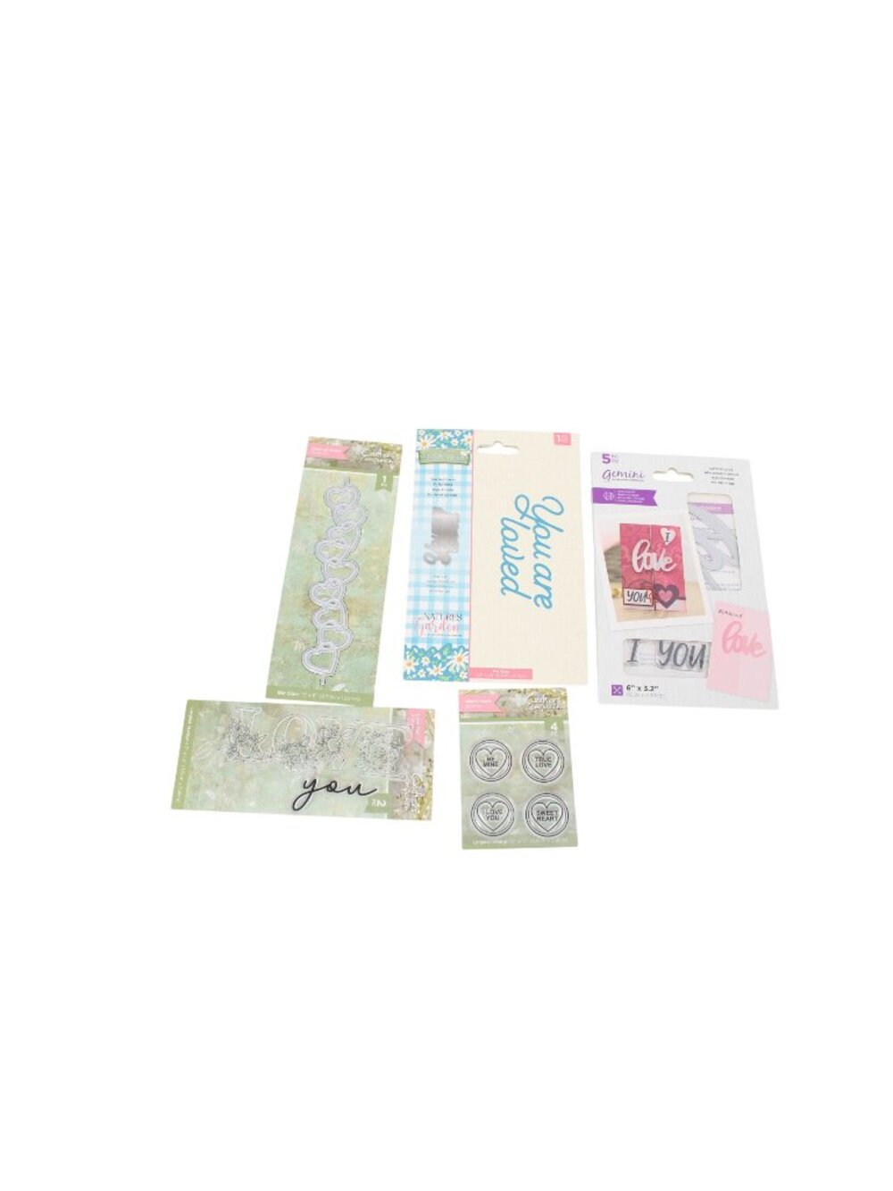 Lot Crafters Companion Love Theme Stamps Dies UNUSED 94562